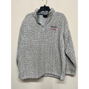 Yuengling‎ Lager Sherpa Fleece Pullover Size L Quarter Zip Beer Promo